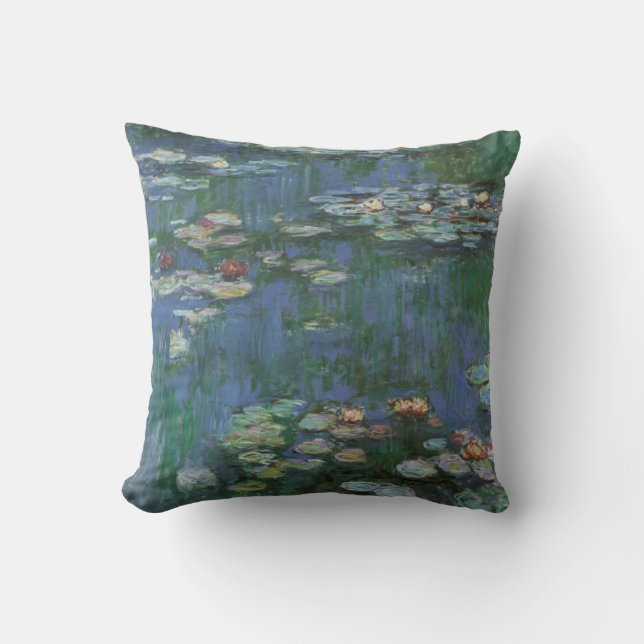 Coussin Monet-nénuphar (Recto)