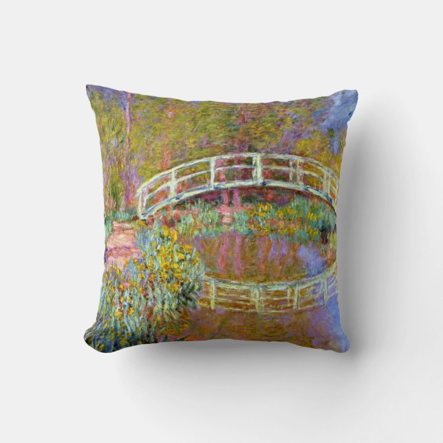 Coussin Monet - Pont dans le Jardin de Monet (Recto)