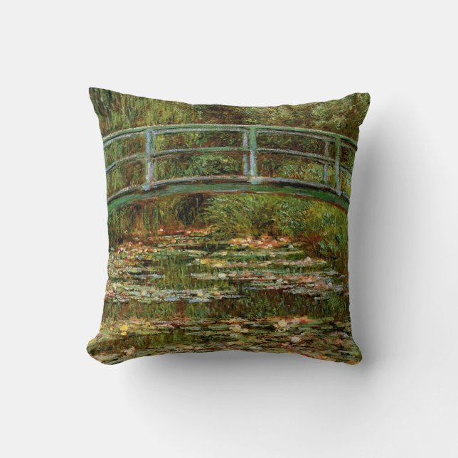 Coussin Monet Pont Japonais Giverney (Recto)