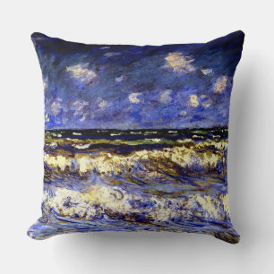 Coussin Monet - Une Mer Orageuse