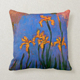 Coussin Monet - Yellow Irises