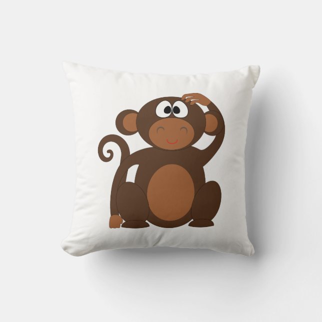 Coussin Monkey cartoon (Recto)