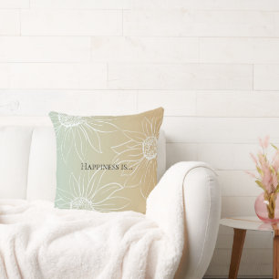 Coussin Monnaie Blanche Maisées Floral