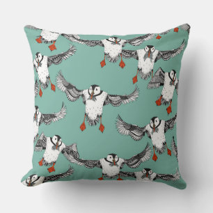 Coussin Monnaie des Puffins de l'Atlantique