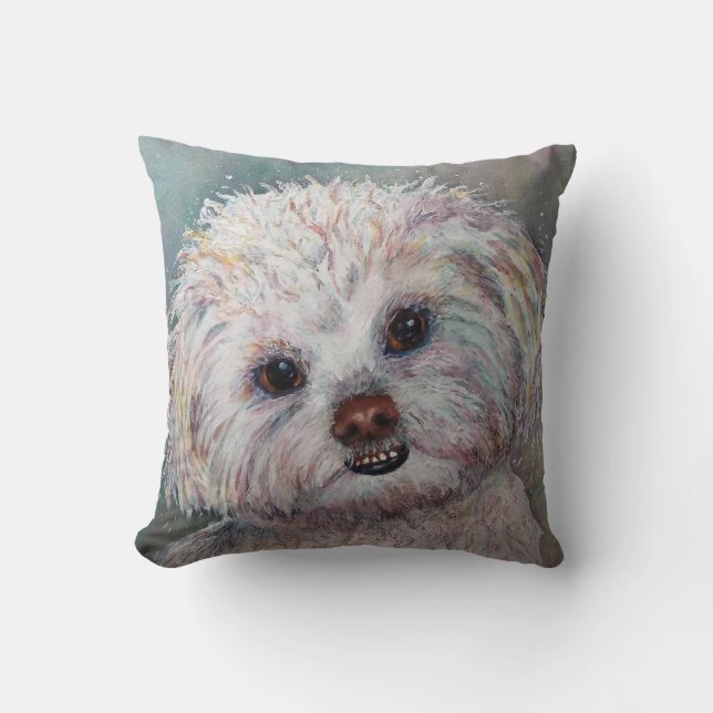 COUSSIN MONOGRAM DOUCE BLANC MALTESE YORKIE MIX (Recto)