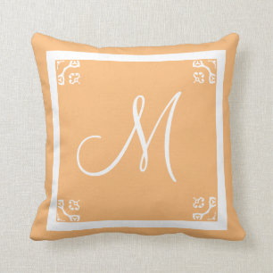 Coussin MONOGRAM - Ppêche à la lumière solide personnalisé