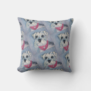 COUSSIN MONOGRAM SILVER GRAY SWEET SCHNAUZER