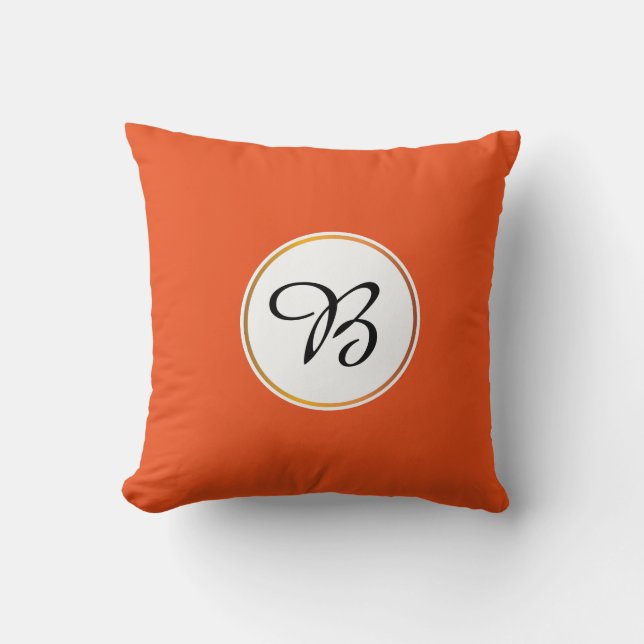 Coussin monogramme (Recto)