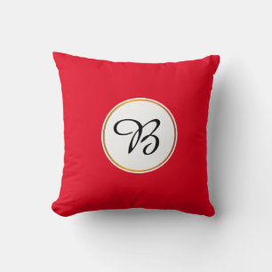 Coussin monogramme