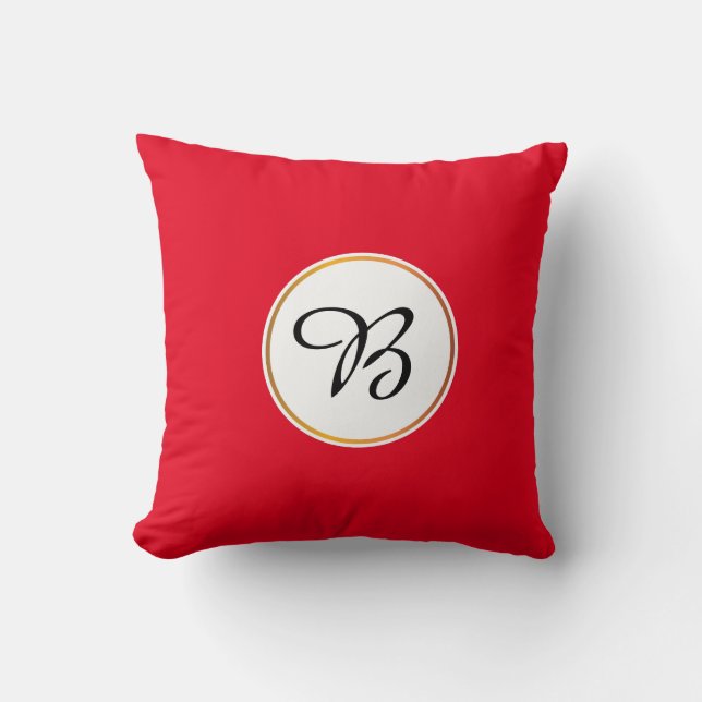 Coussin monogramme (Recto)