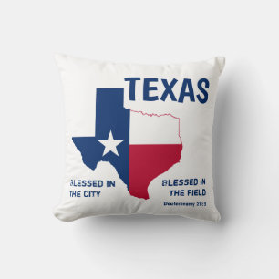 Coussin Monogramme bénit de l'Écriture chrétienne TEXAS