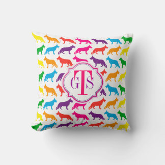 Coussin Monogramme de Berger Allemand
