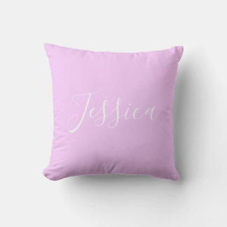 Coussin Monogramme de lavande moderne