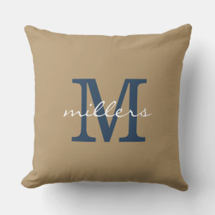 Coussin Monogramme de type simple