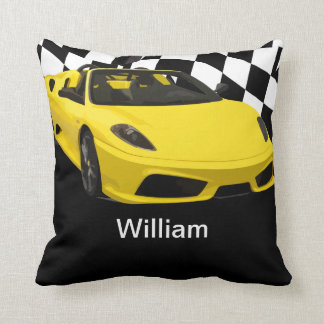 Coussin Monogramme de voiture pour hommes Cool