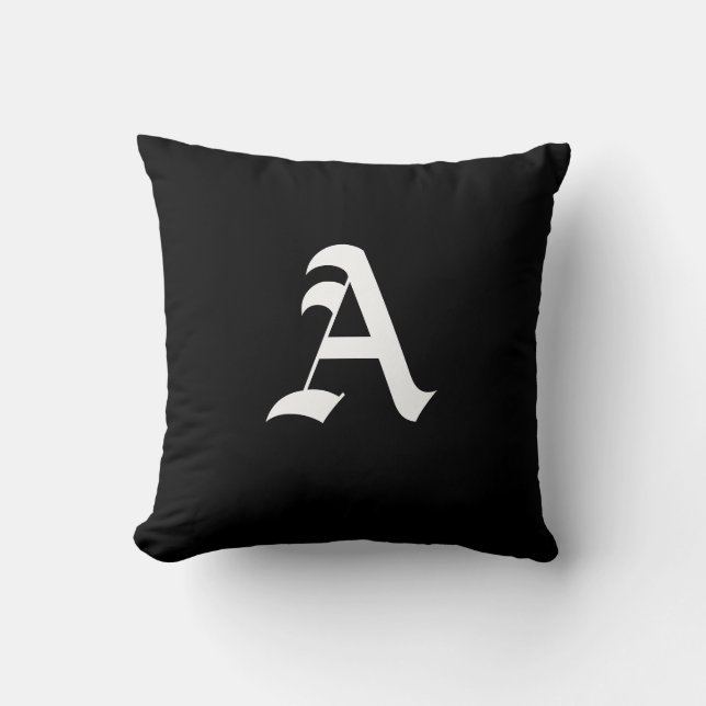 Coussin Monogramme fait sur commande (Recto)