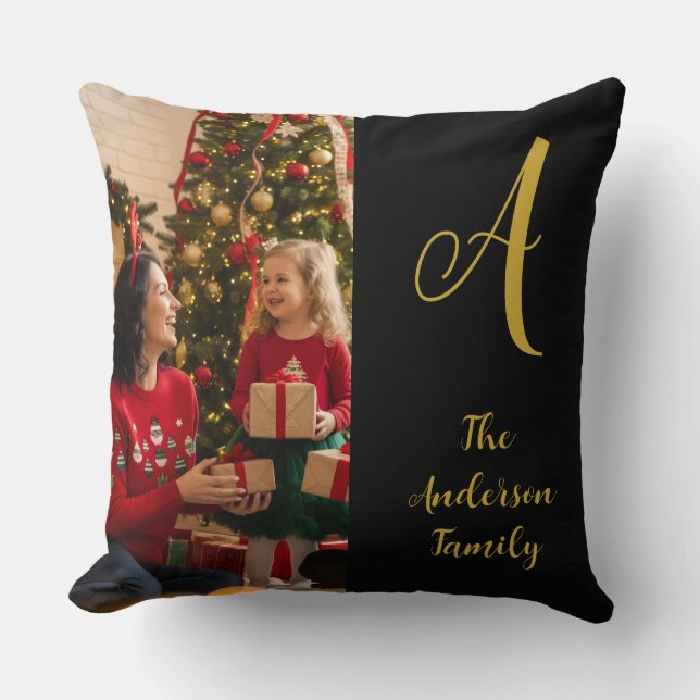 Coussin Monogramme familial  (Recto)