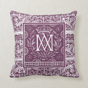 Coussin Monogramme français mA de Phoenix de la