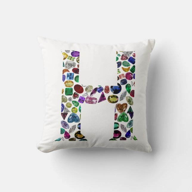 Coussin Monogramme H (Recto)