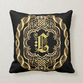Coussin Monogramme L IMPORTANT eu connaissance de la