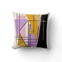 Monogramme minimaliste géométrique moderne