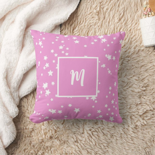 Coussin monogramme motif étoile (Couverture)