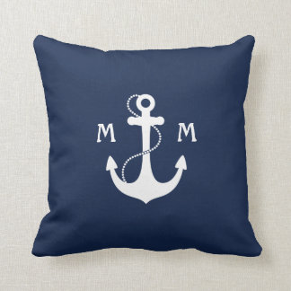 Coussin Monogramme nautique