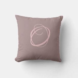 Coussin Monogramme personnalisé initial