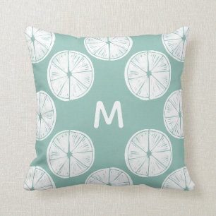 Coussin Monogramme   Taco à propos de l'amour   Patte Turq