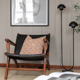 Coussin Monographie de Motif rustique citron rose rose ros