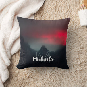 Coussin Monographie des nuages brûlants, du brouillard et 