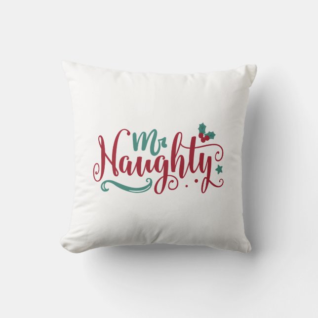 Coussin Monsieur Naughty (Recto)
