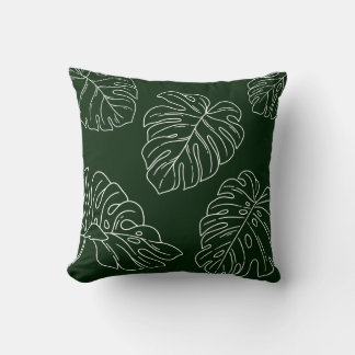 Coussin Monstera Leaf Plante Lover Home Décor Cadeau