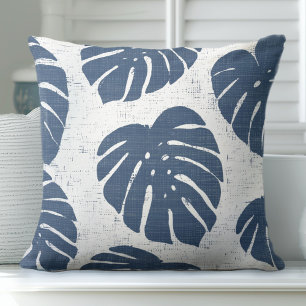 Coussin Monstera Palm Feuilles Jeu d'oreiller