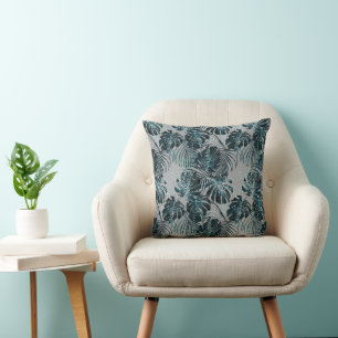 Coussin Monstera Palm Leo Imprimé Animal Glam 2