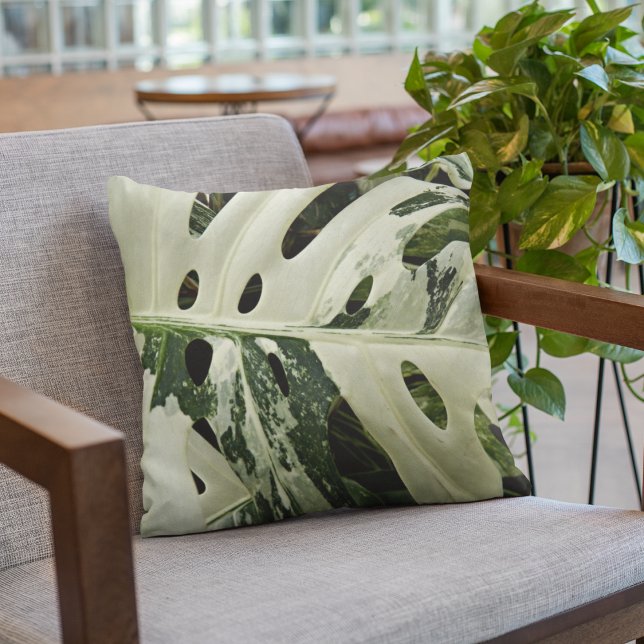 Coussin Monstera variée Plante Botanique (In Situ Patio)