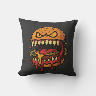Coussin Monstre Cheeseburger