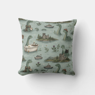 Coussin Monstre du Loch Ness