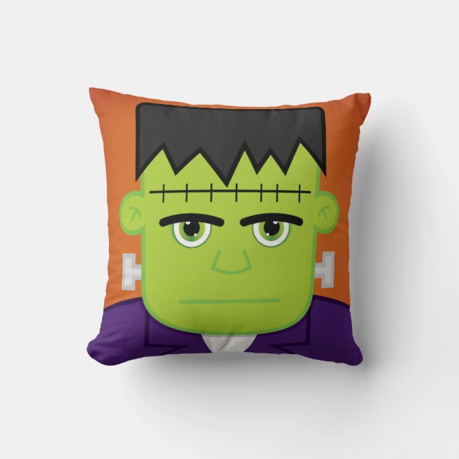 Coussin Monstre vert (Recto)