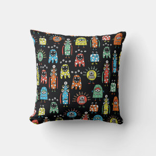 Coussin Monstres Aliens : Mignonne Vintage sans couture