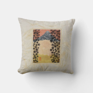 Coussin Mont Fuji 16 po x 16 po