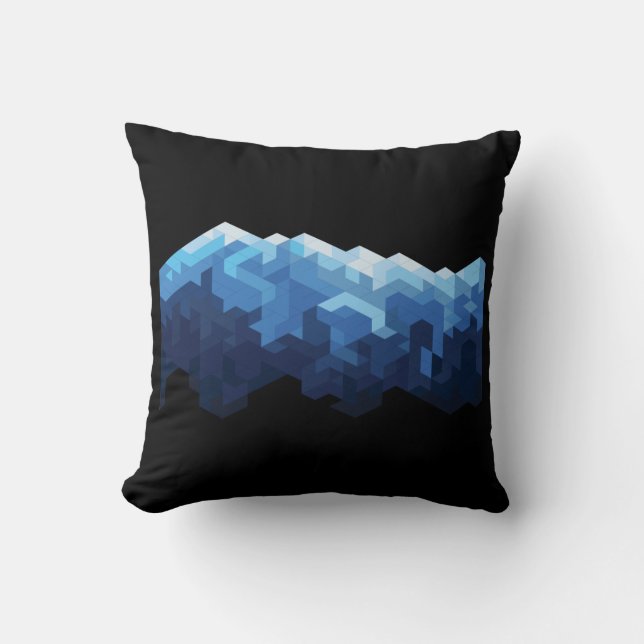 Coussin Montagne des neiges (Recto)