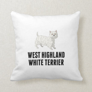 Coussin Montagne Terrier blanc occidentale