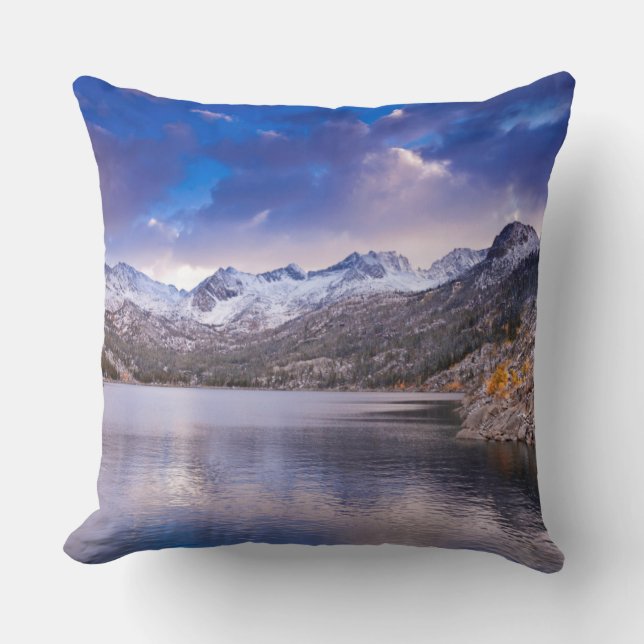 Coussin Montagnes de la Sierra Nevada, Automne, CA (Recto)