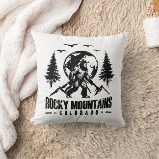 Coussin Montagnes Rocheuses Colorado Bigfoot Randonnée Vin