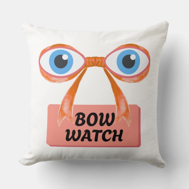 Coussin Montre à Ruban – Dessin Animé Original (Recto)