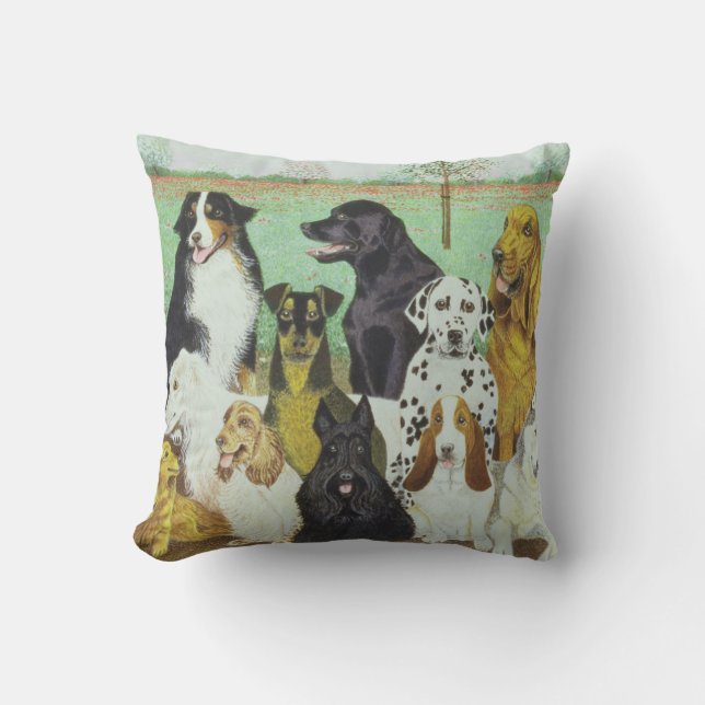 Coussin Montre de chien (Recto)