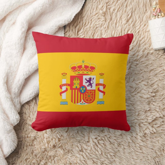 Coussin Montrez vos couleurs - Espagne (Couverture)