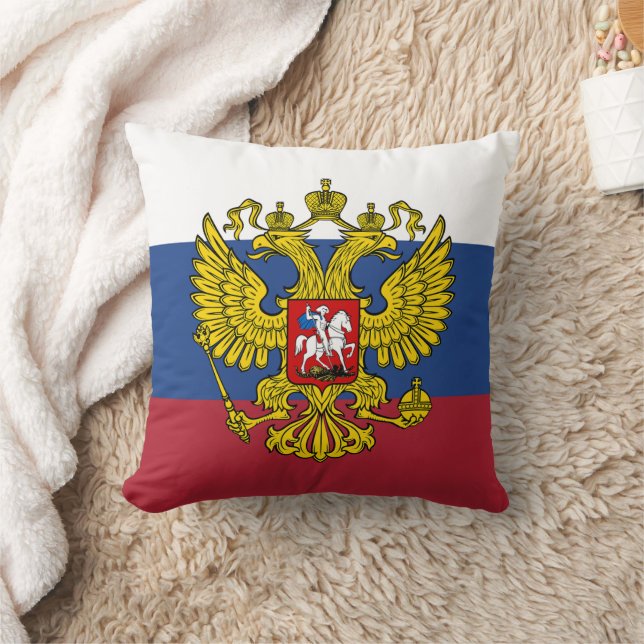 Coussin Montrez vos couleurs - Russie (Couverture)