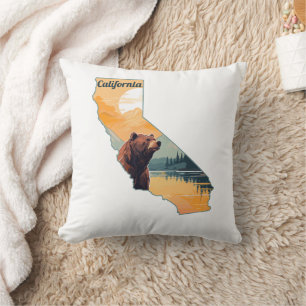 Coussin Monts Ours de Californie